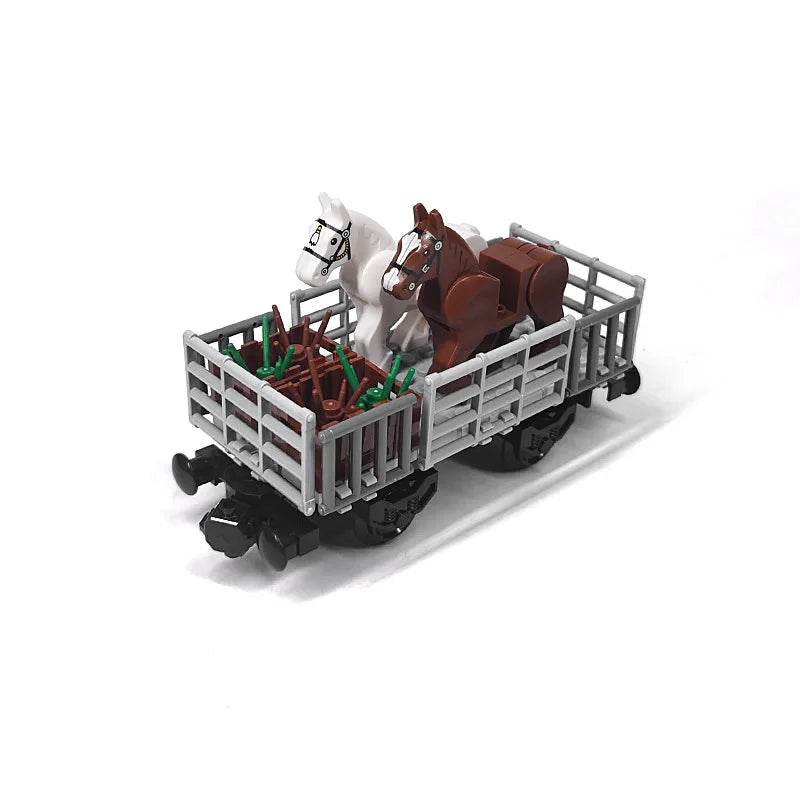 Premium Train Carriage Model Coal Transport For Builders - ToylandEU