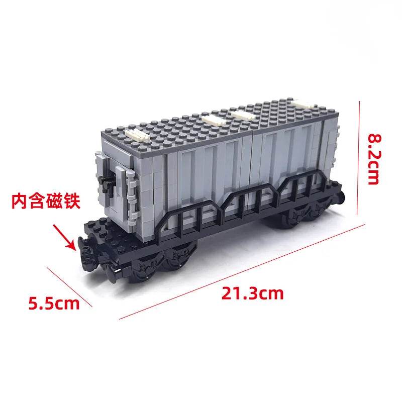 Premium Train Carriage Model Coal Transport For Builders - ToylandEU