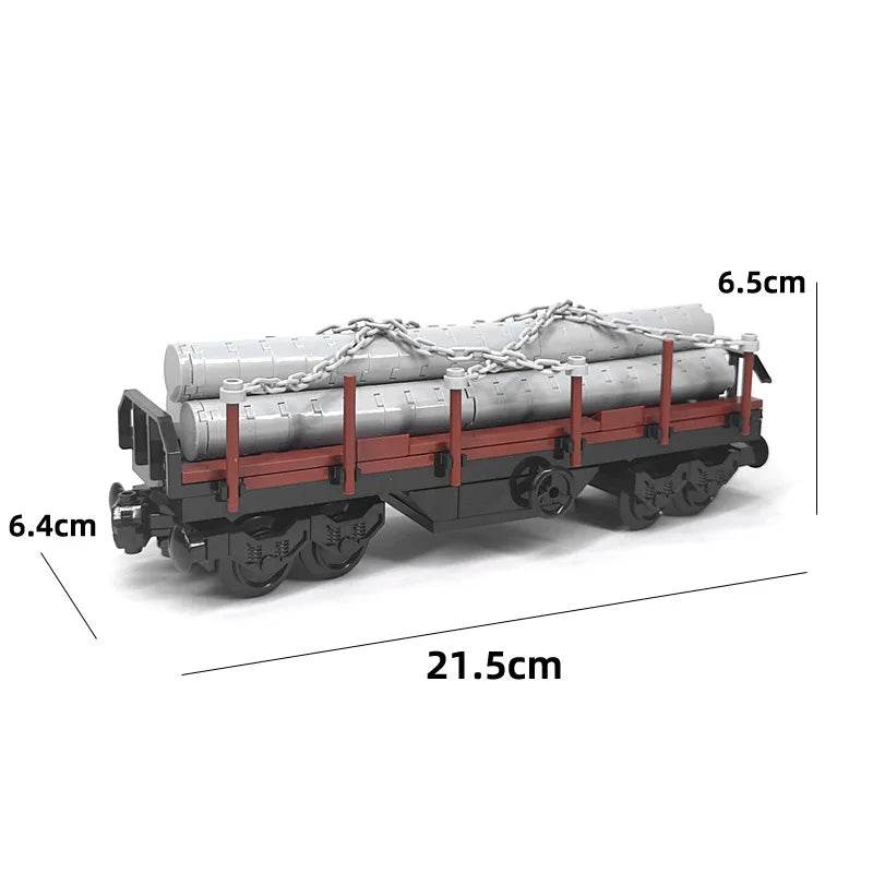 Premium Train Carriage Model Coal Transport For Builders - ToylandEU