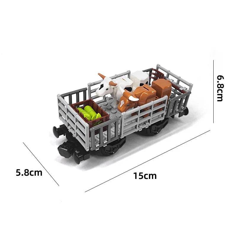 Premium Train Carriage Model Coal Transport For Builders - ToylandEU