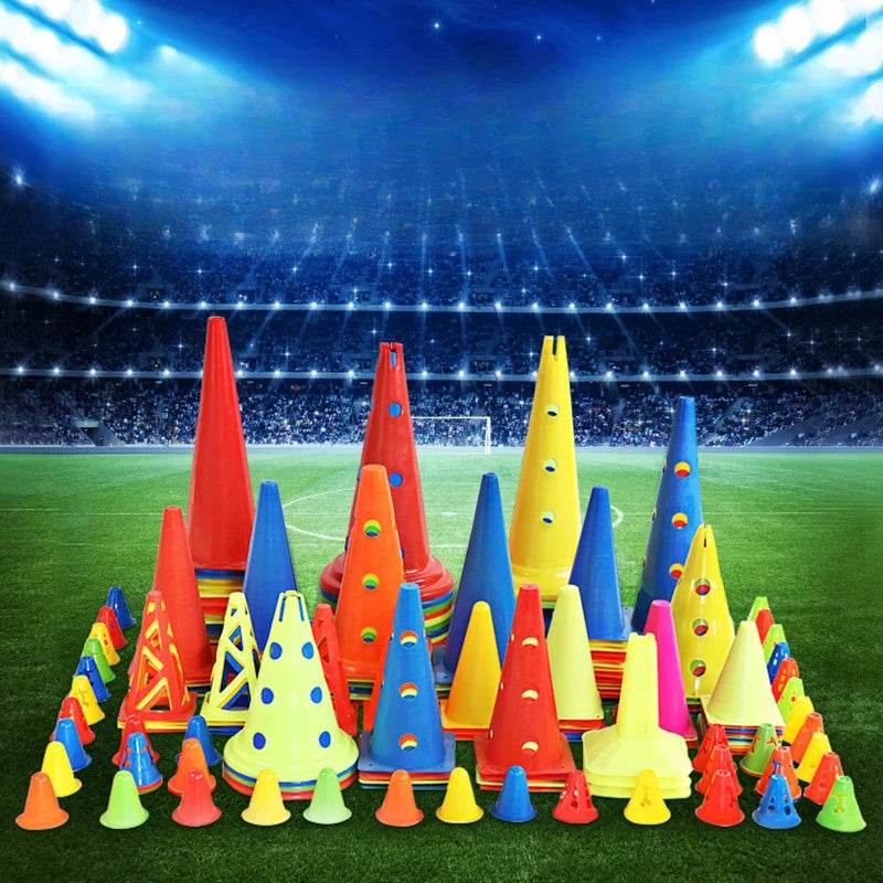 Premium Training Agility Cones 18cm Bright Colors For Football - ToylandEU