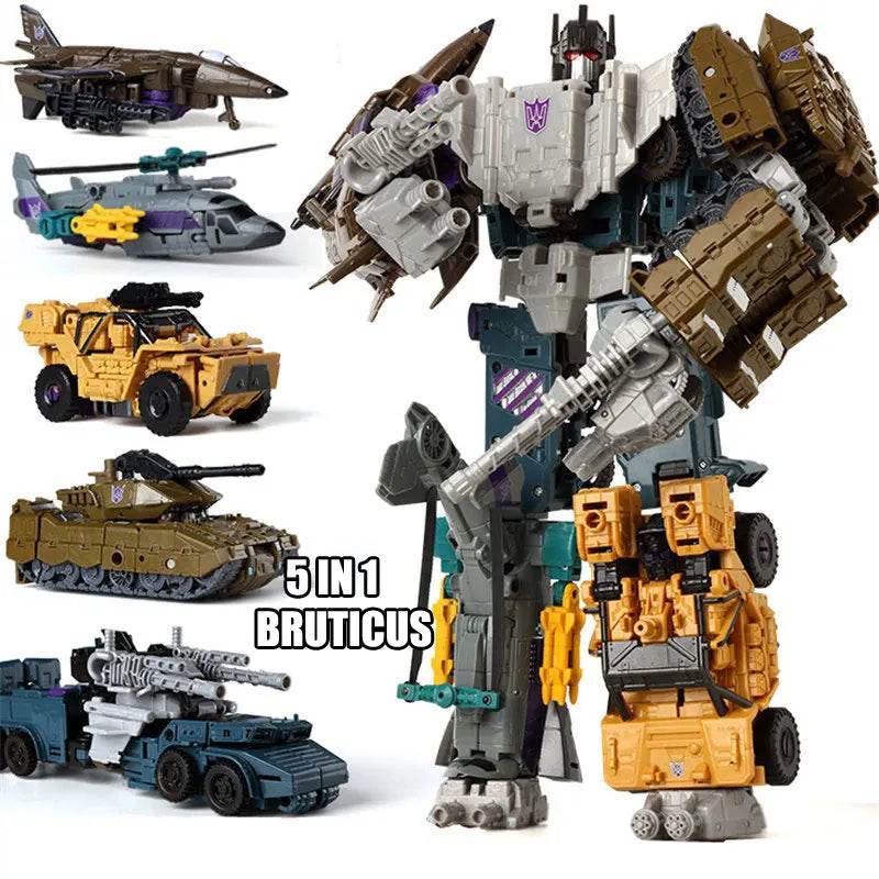 Premium Transforming Robot Toys 6in1 KO For Collectors - ToylandEU