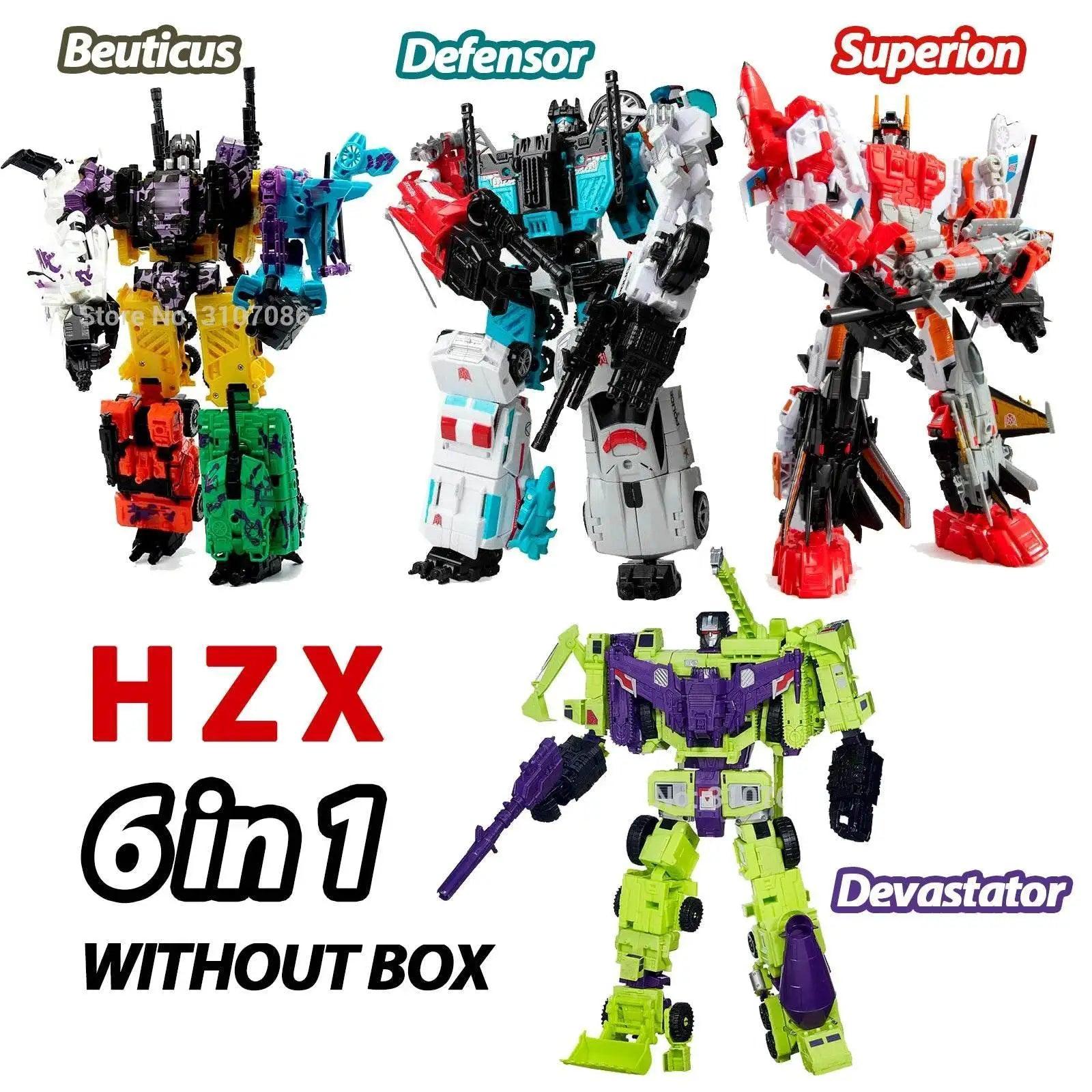  Premium Transforming Robot Toys 6in1 KO Toyland EU -  ToylandEU™