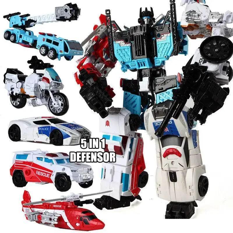  Premium Transforming Robot Toys 6in1 KO Toyland EU -  ToylandEU™