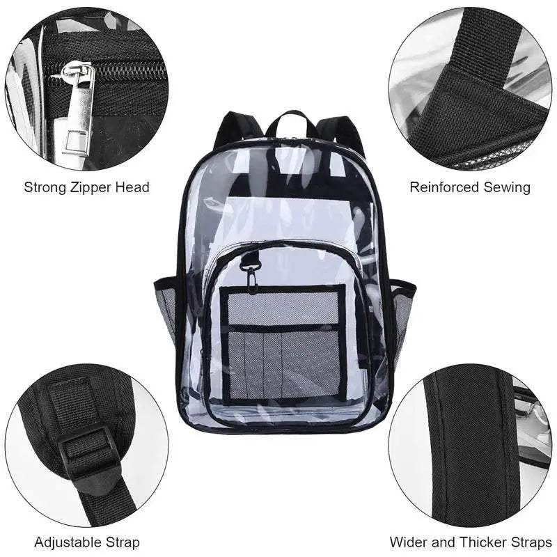 Premium Transparent Shoulder Bag Large Waterproof Unisex - ToylandEU
