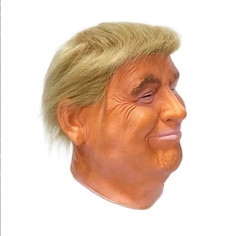 Premium Trump Latex Mask Realistic Celebrity Look For Adult Men - ToylandEU