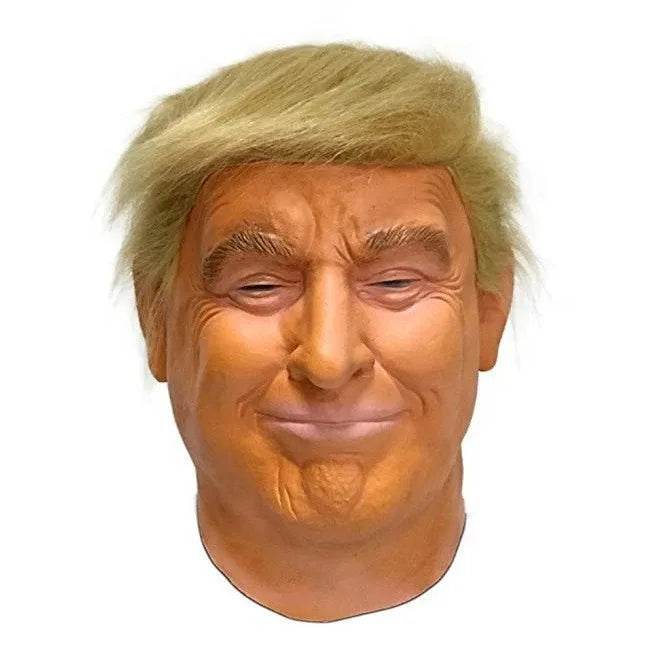 Premium Trump Latex Mask Realistic Celebrity Look For Adult Men - ToylandEU