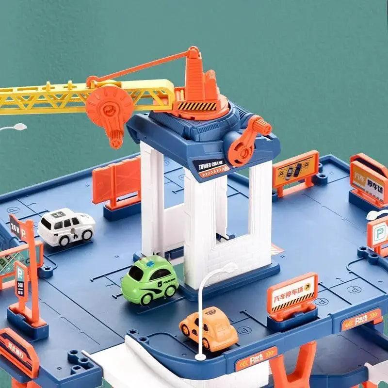  Premium Two Level Parking Lot Car Track DIY Toyland EU -  ToylandEU™