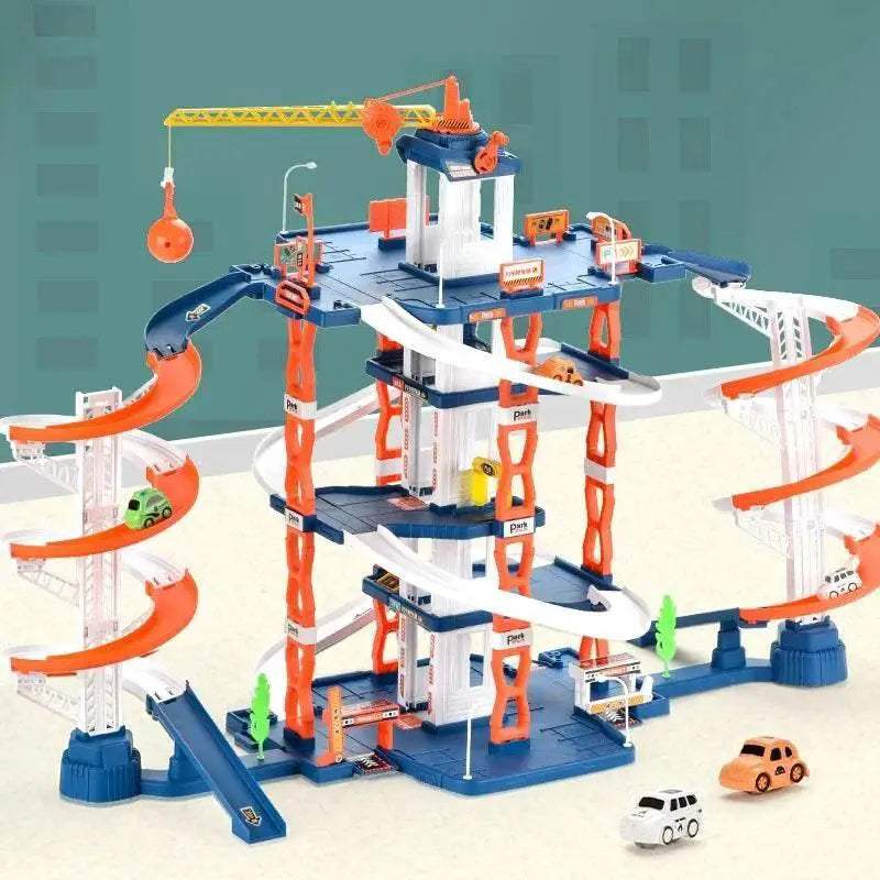  Premium Two Level Parking Lot Car Track DIY Toyland EU -  ToylandEU™