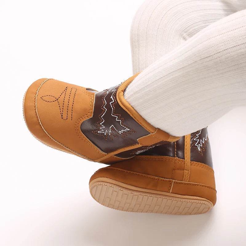 Premium Ultra Soft Baby Boots Soft PU AntiSlip Non Skid Sole For 0 To 18 Months Walking - ToylandEU