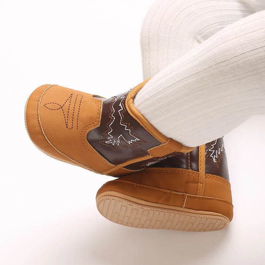 Premium Ultra Soft Baby Boots Soft PU AntiSlip Non Skid Sole For 0 To 18 Months Walking - ToylandEU