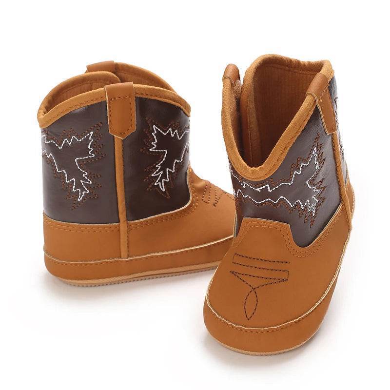 Premium Ultra Soft Baby Boots Soft PU AntiSlip Non Skid Sole For 0 To 18 Months Walking - ToylandEU