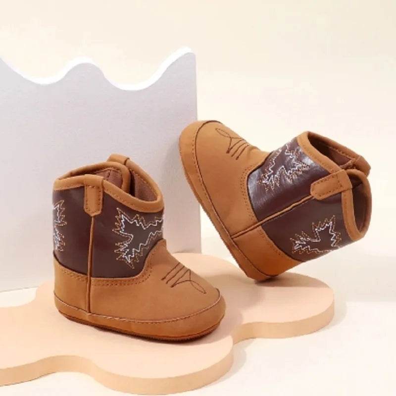 Premium Ultra Soft Baby Boots Soft PU AntiSlip Non Skid Sole For 0 To 18 Months Walking - ToylandEU