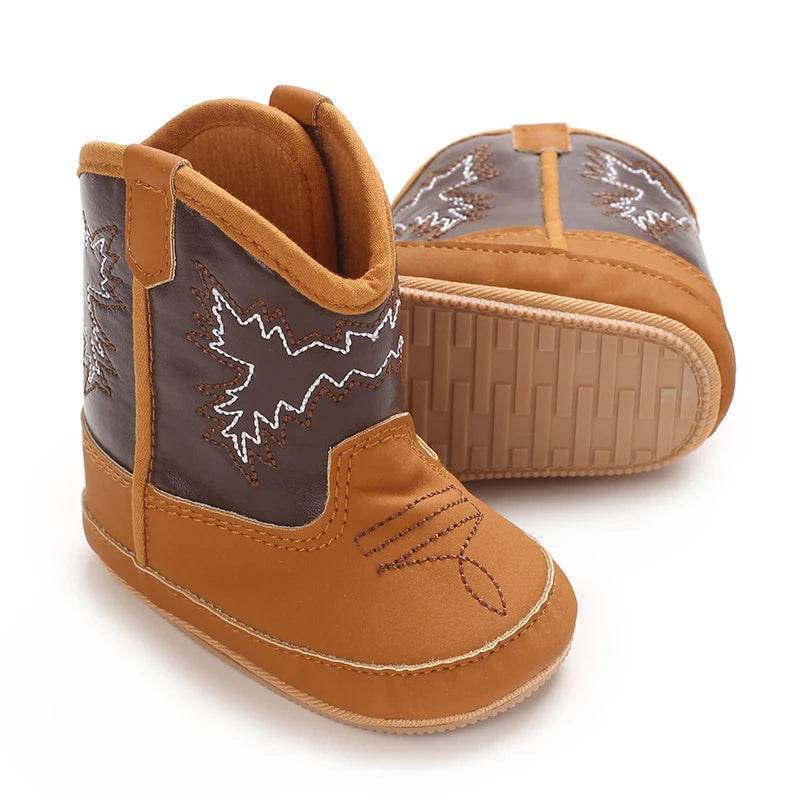 Premium Ultra Soft Baby Boots Soft PU AntiSlip Non Skid Sole For 0 To 18 Months Walking - ToylandEU