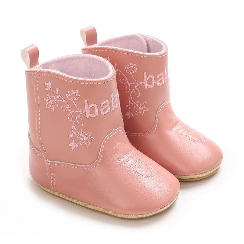 Premium Ultra Soft Baby Boots Soft PU AntiSlip Non Skid Sole For 0 To 18 Months Walking - ToylandEU