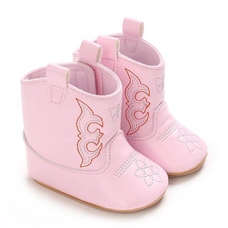 Premium Ultra Soft Baby Boots Soft PU AntiSlip Non Skid Sole For 0 To 18 Months Walking - ToylandEU