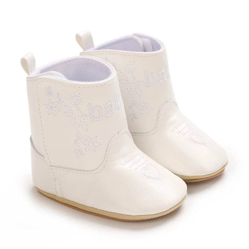 Premium Ultra Soft Baby Boots Soft PU AntiSlip Non Skid Sole For 0 To 18 Months Walking - ToylandEU