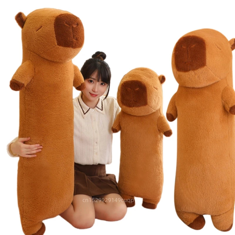 Premium Ultra Soft Capybara Plush Toy Pillow Giant 120cm Gift For Girlfriend Birthday - ToylandEU