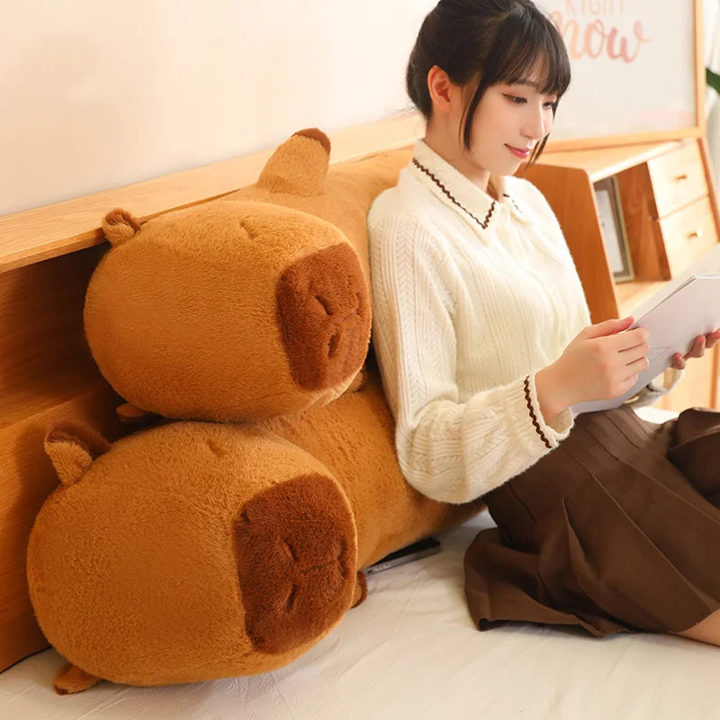 Premium Ultra Soft Capybara Plush Toy Pillow Giant 120cm Gift For Girlfriend Birthday - ToylandEU