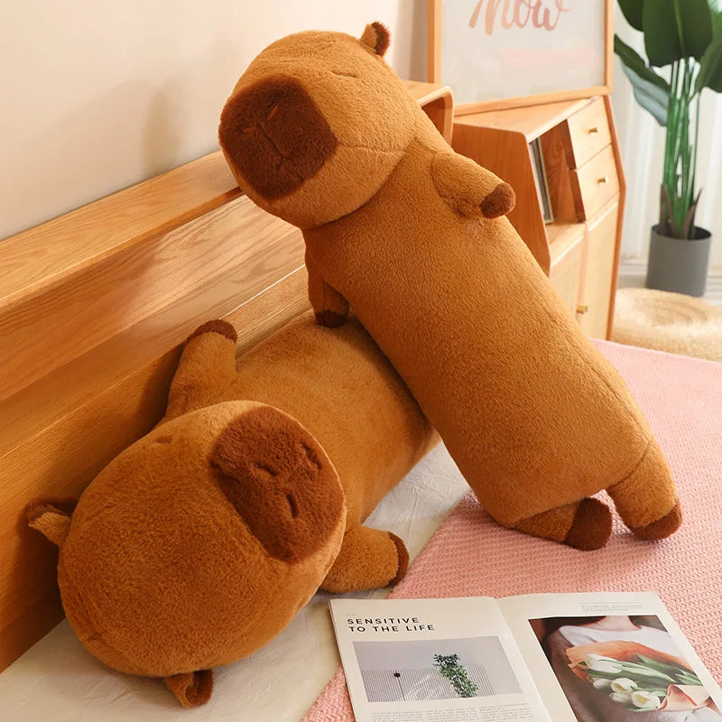 Premium Ultra Soft Capybara Plush Toy Pillow Giant 120cm Gift For Girlfriend Birthday - ToylandEU