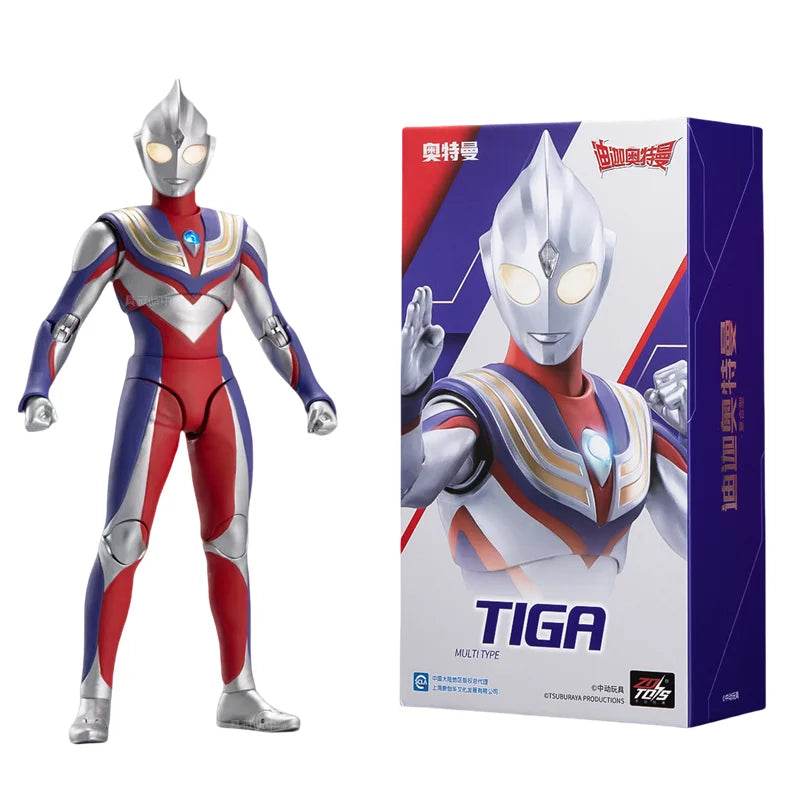 Premium Ultraman Tiga Action Figure With Joints For Adults - ToylandEU