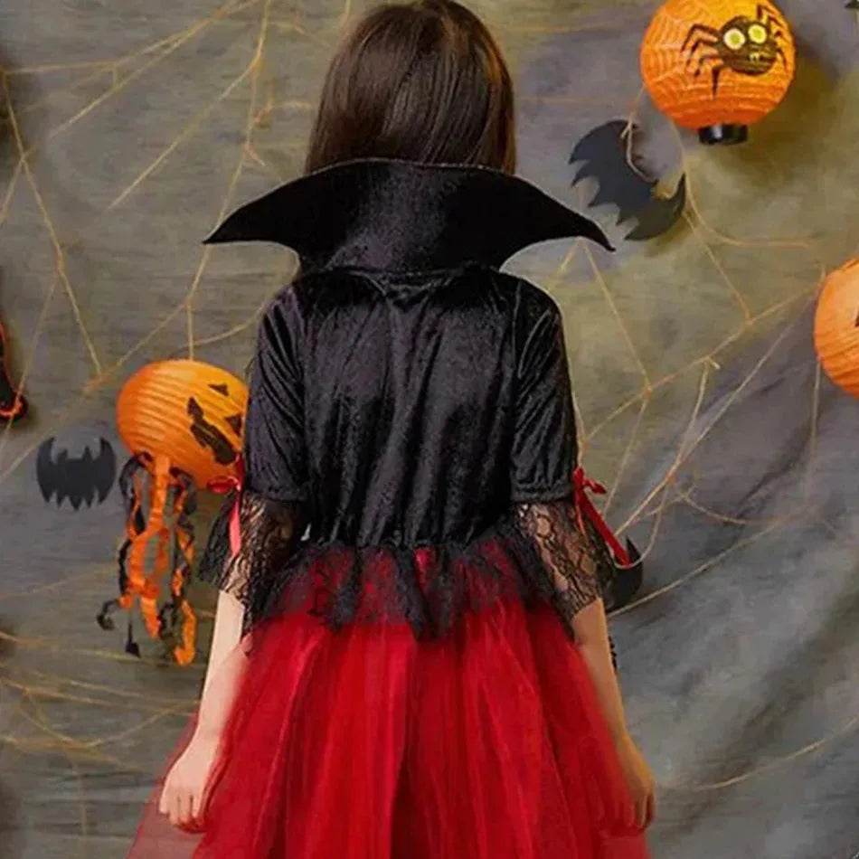 Premium Vampire Cosplay Costume Gothic For Girls Halloween - ToylandEU