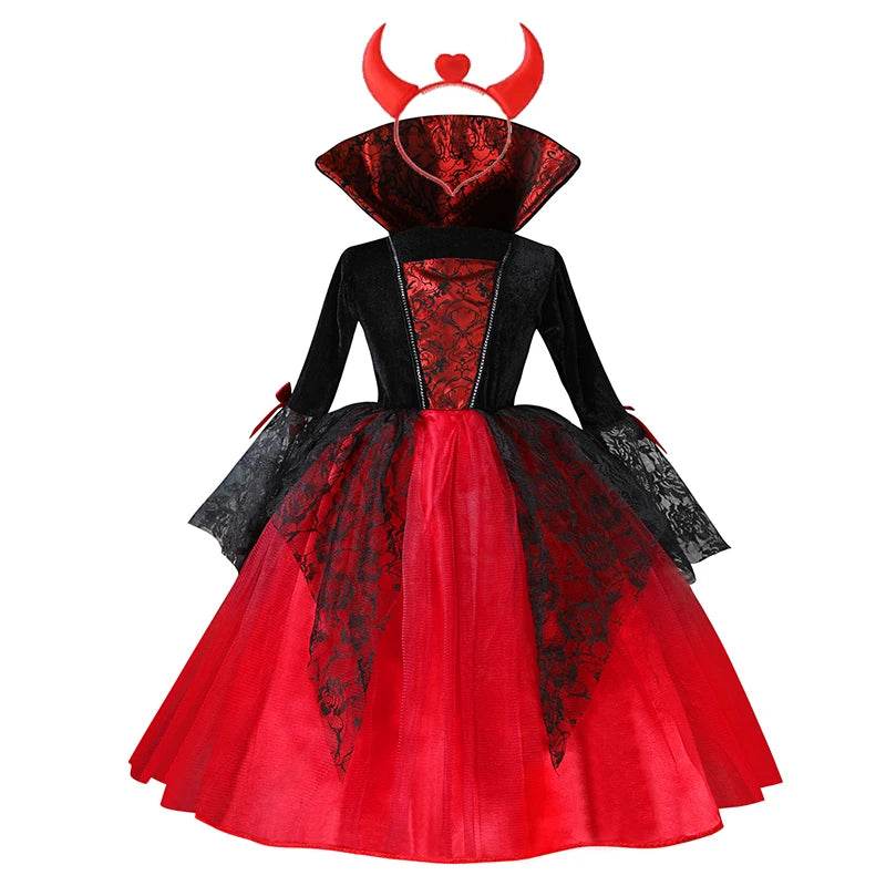 Premium Vampire Cosplay Costume Gothic For Girls Halloween - ToylandEU