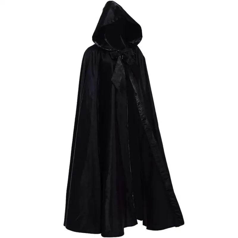 Premium Vampire Robe Hooded Long Cloak Adult Cosplay - ToylandEU