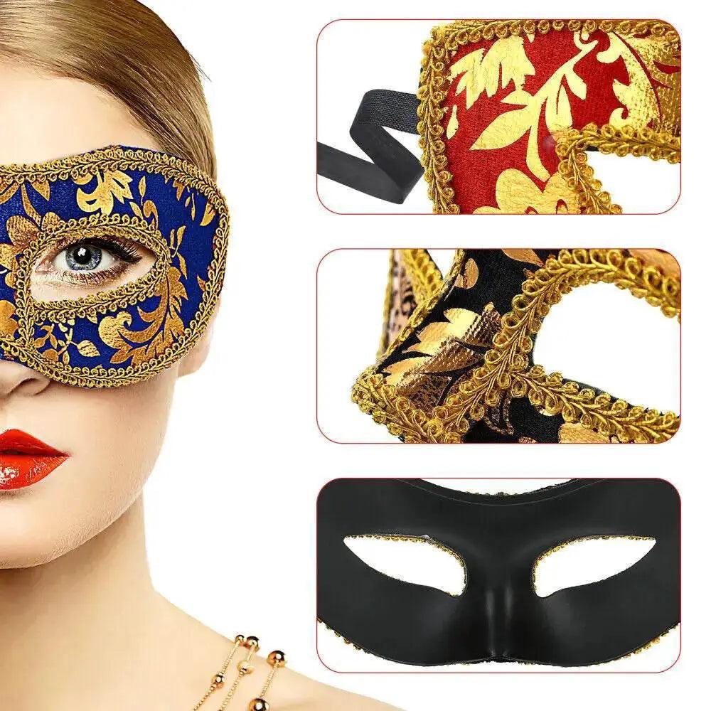  Premium Venetian Mask Seven Colors Half Face Toyland EU -  ToylandEU™