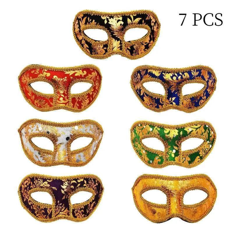  Premium Venetian Mask Seven Colors Half Face Toyland EU -  ToylandEU™
