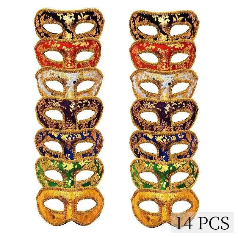  Premium Venetian Mask Seven Colors Half Face Toyland EU -  ToylandEU™