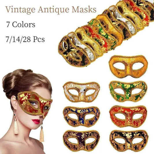  Premium Venetian Mask Seven Colors Half Face Toyland EU -  ToylandEU™