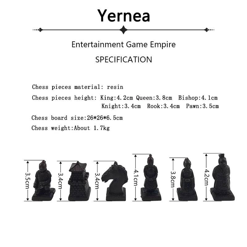 Premium Vintage Chess Set Collection with Elegant Wood Carving and Resin Pieces for Family Game Nights and Gift Giving - ToylandEU