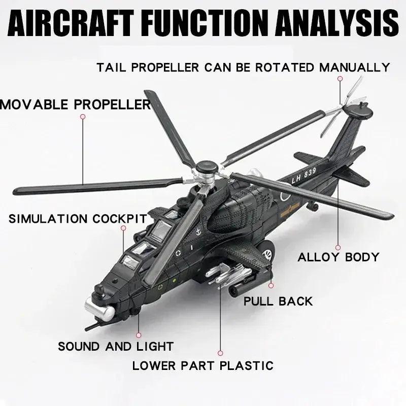  Premium WZ 10 Diecast Helicopter Model Toyland EU -  ToylandEU™
