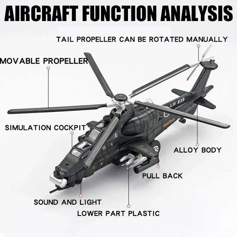  Premium WZ 10 Diecast Helicopter Model Toyland EU -  ToylandEU™