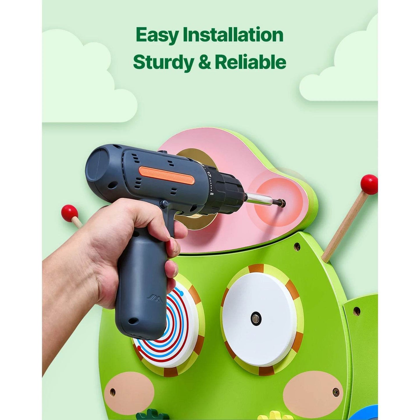 Premium Wall Busy Board 12 Activities For Kids 3 To 12 - ToylandEU