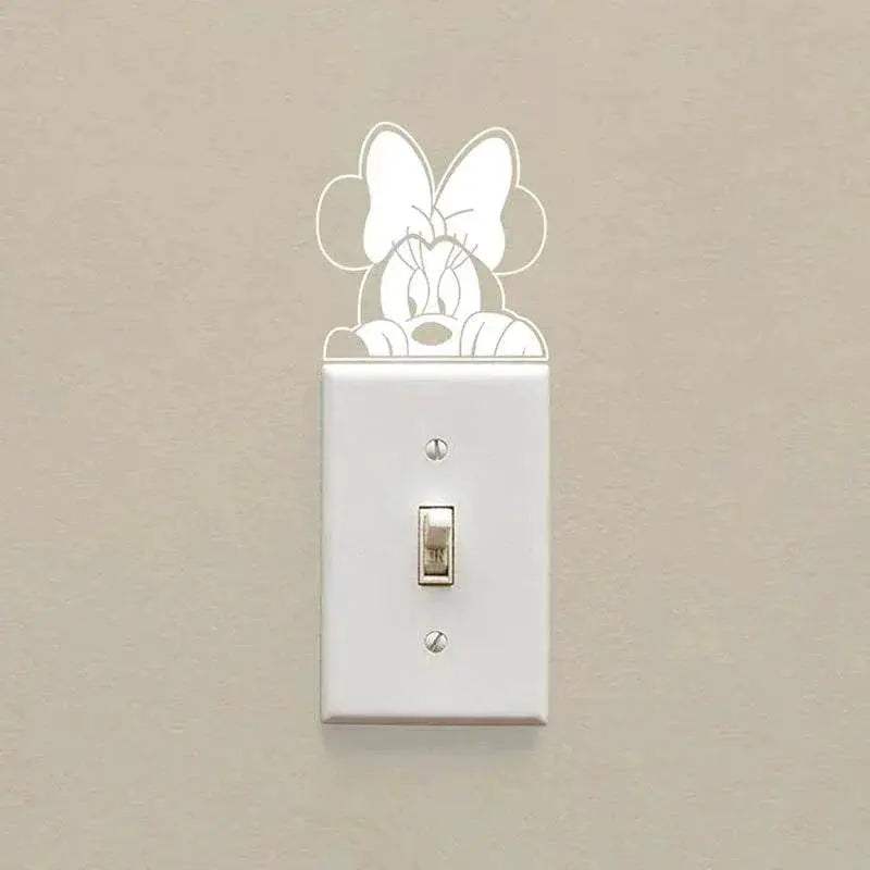 Premium Wall Decals Mickey Minnie Cartoon Removable Bedroom - ToylandEU