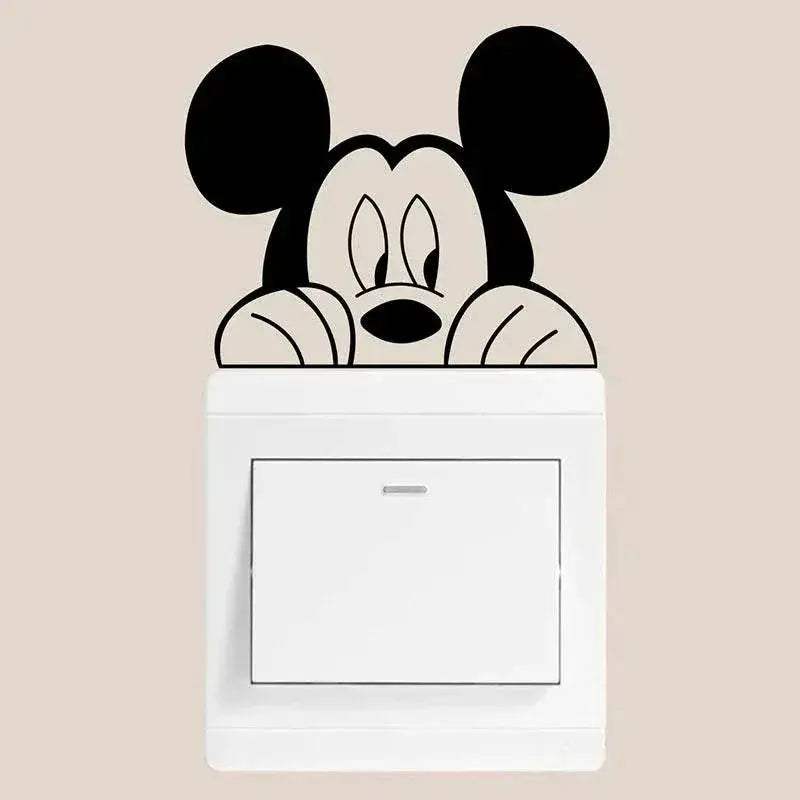 Premium Wall Decals Mickey Minnie Cartoon Removable Bedroom - ToylandEU
