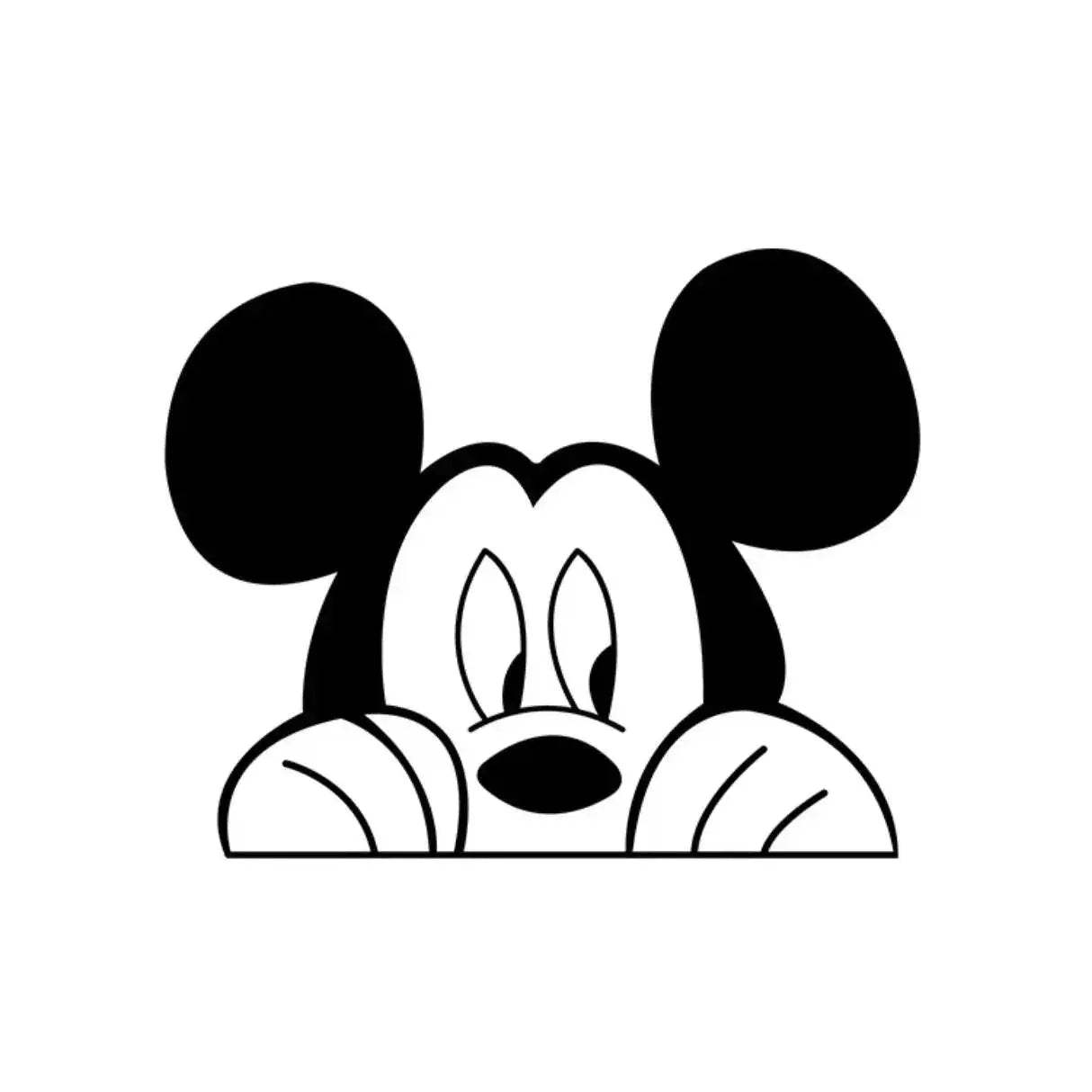 Premium Wall Decals Mickey Minnie Cartoon Removable Bedroom - ToylandEU