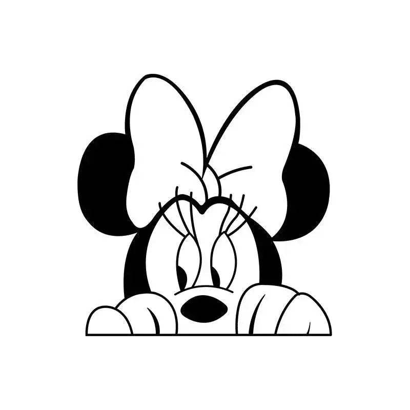 Premium Wall Decals Mickey Minnie Cartoon Removable Bedroom - ToylandEU