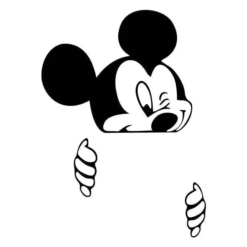 Premium Wall Decals Mickey Minnie Cartoon Removable Bedroom - ToylandEU