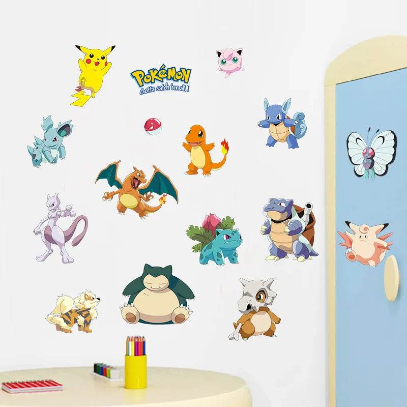 Premium Wall Sticker Pikachu DIY For Kids Room Decor - ToylandEU