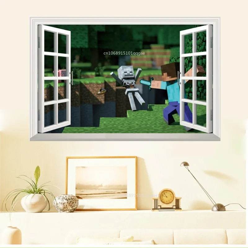 Premium Wall Stickers Eco PVC 3D Cartoon Games For Kids - ToylandEU