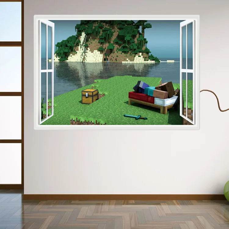 Premium Wall Stickers Eco PVC 3D Cartoon Games For Kids - ToylandEU