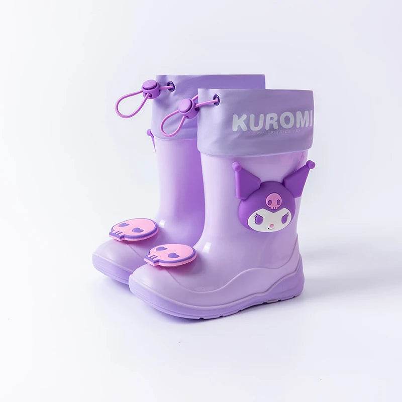 Premium Waterproof Rain Boots Cartoon Kuromi For Kids - ToylandEU