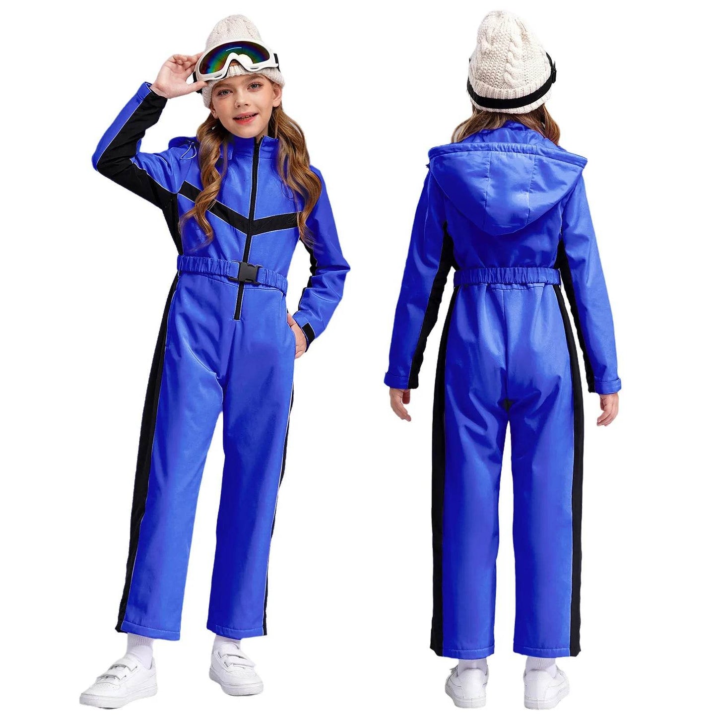Premium Waterproof Ski Suit With Removable Hood For Girls - ToylandEU