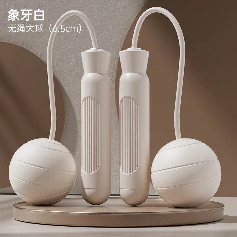 Premium Weighted Cordless Jump Rope with Mute Function for Adults and Students Fitness Training - ToylandEU