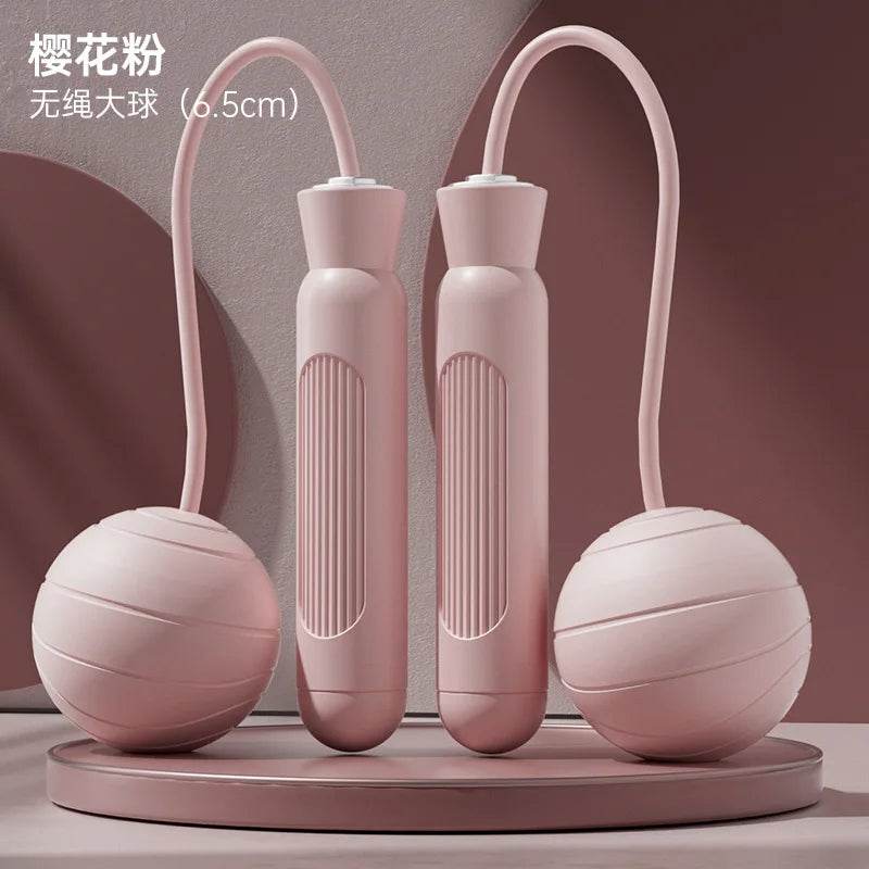 Premium Weighted Cordless Jump Rope with Mute Function for Adults and Students Fitness Training - ToylandEU