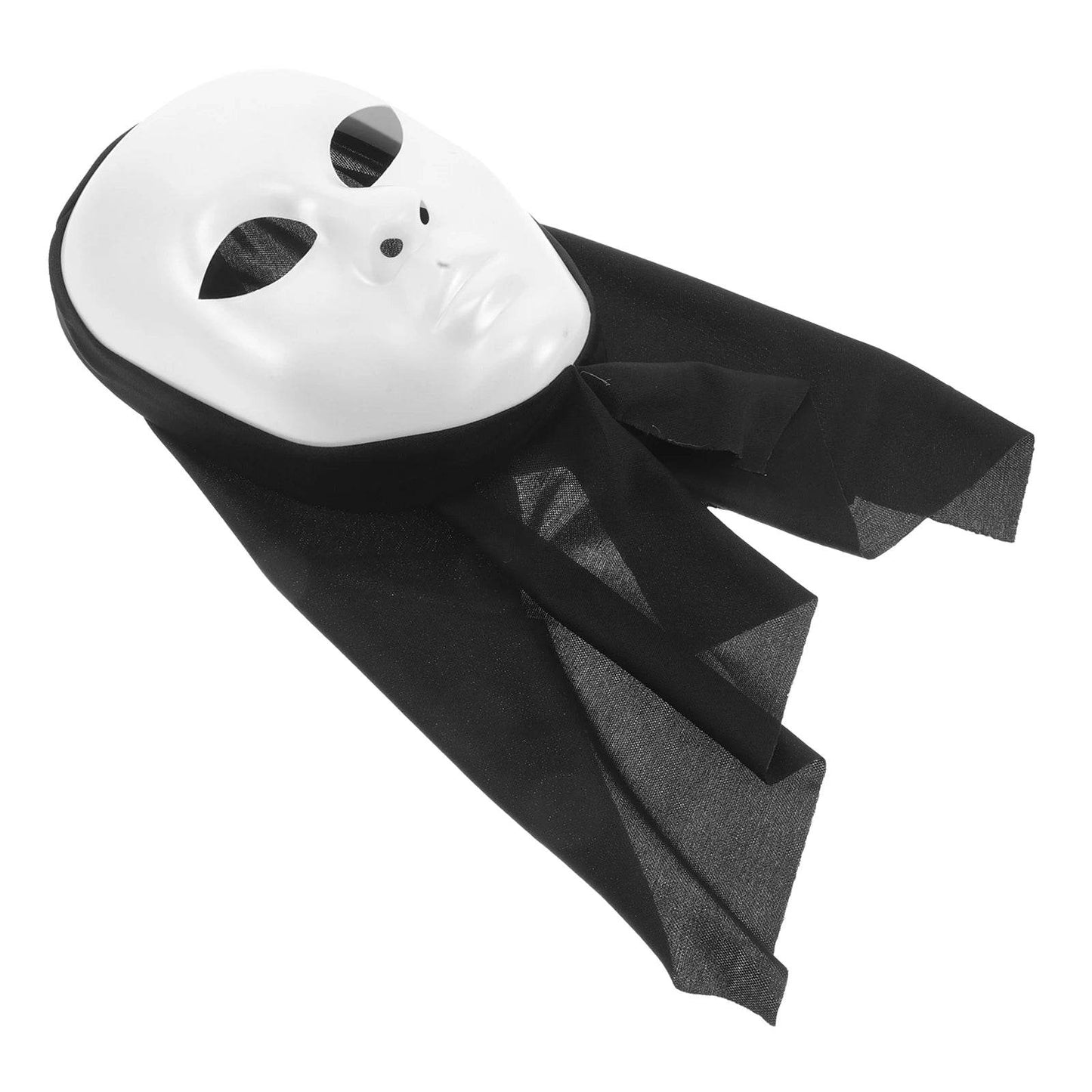 Premium White Full Face Mask Elastic For Halloween - ToylandEU
