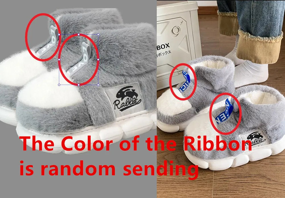 Premium Winter Boots Plush Lining Platform Heel High Top Snow Boots For Women And Men - ToylandEU